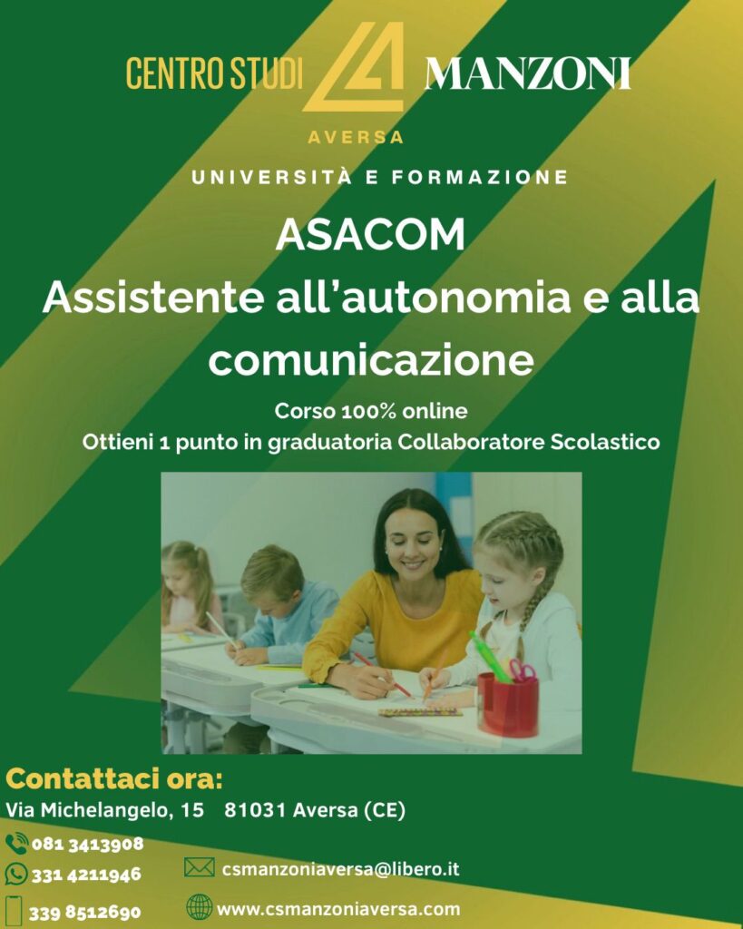 ASACOM – Assistente all’autonomia e alla comunicazione